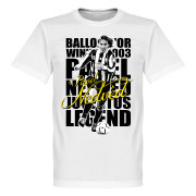 Juventus T-shirt Legend Nedved Legend Vit