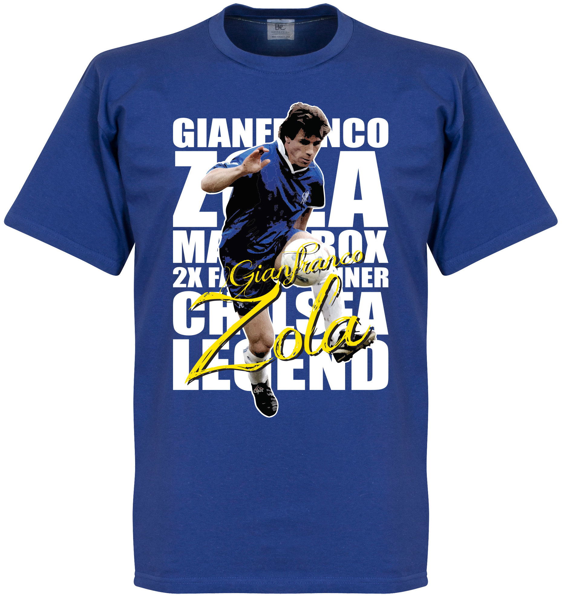 Chelsea T-shirt Legend Gianfranco Zola Legend Blå