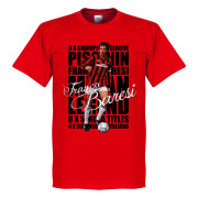 Milan T-shirt Legend Franco Baresi Legend Röd