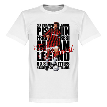 Milan T-shirt Legend Franco Baresi Legend Vit