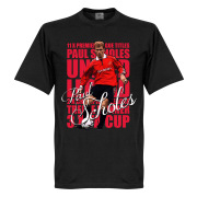 Manchester United T-shirt Legend Legend Paul Scholes Svart