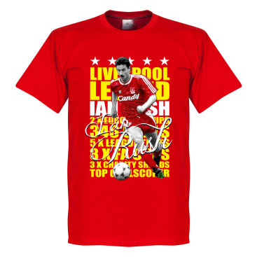 Liverpool T-shirt Legend Ian Rush Legend Röd