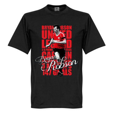Manchester United T-shirt Legend Robson Legend Svart