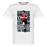 Manchester United T-shirt Legend Robson Legend Vit