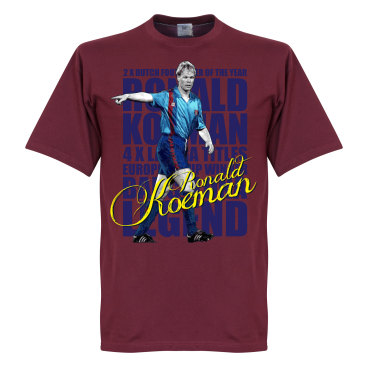 Barcelona T-shirt Legend Ronald Koeman Legend Rödbrun