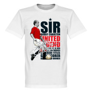 Manchester United T-shirt Legend Sir Bobby Charlton Legend Vit