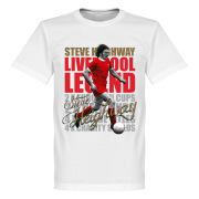 Liverpool T-shirt Legend Heighway Legend Vit