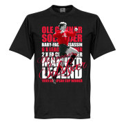 Manchester United T-shirt Legend Solskjaer Legend Svart