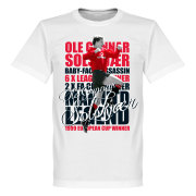 Manchester United T-shirt Legend Solskjaer Legend Vit