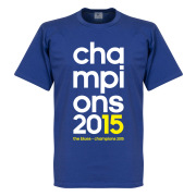 Chelsea T-shirt Champions 2015 Blå