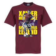 Barcelona T-shirt Legend Xavi Hernandez Legend Xavier Hernandez I Creus Rödbrun