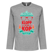 Liverpool T-shirt Klopp In The Kop Ls Grå