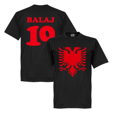 Albanien T-shirt Eagle Balaj 19 Svart