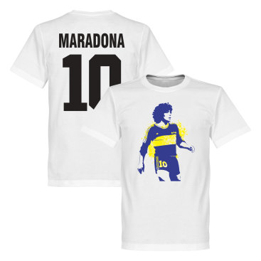 Boca Juniors T-shirt Boca Maradona No 10 Diego Maradona Vit