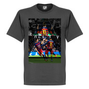 Barcelona T-shirt The Holy Trinity Luis Suarez Mörkgrå