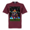 Barcelona T-shirt The Holy Trinity Lionel Messi Rödbrun