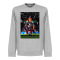 Barcelona Tröja The Holy Trinity Sweatshirt Neymar Grå