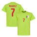 Algeriet T-shirt Crest Mahrez 7 Grön