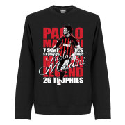 Milan Tröja Legend Sweatshirt Paolo Maldini Svart