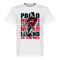 Milan T-shirt Legend Legend Paolo Maldini Vit