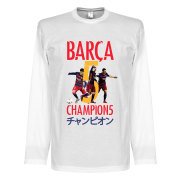 Barcelona T-shirt Barca Club World Cup Ls Vit