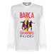 Barcelona T-shirt Barca Club World Cup Ls Vit