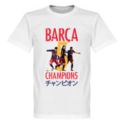 Barcelona T-shirt Club World Cup Vit