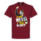 Barcelona T-shirt Messi Five Time Ballon Dor Winner Lionel Messi Röd