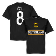 Tyskland T-shirt Özil 8 Team Mesut Ozil Svart