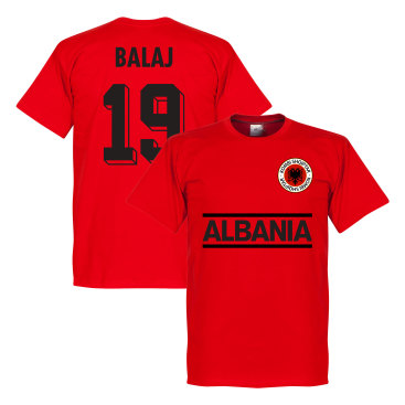 Albanien T-shirt Balaj 19 Team Röd