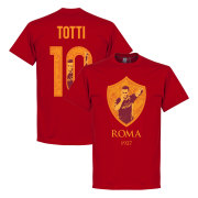 Roma T-shirt No 10 Gallery Francesco Totti Röd