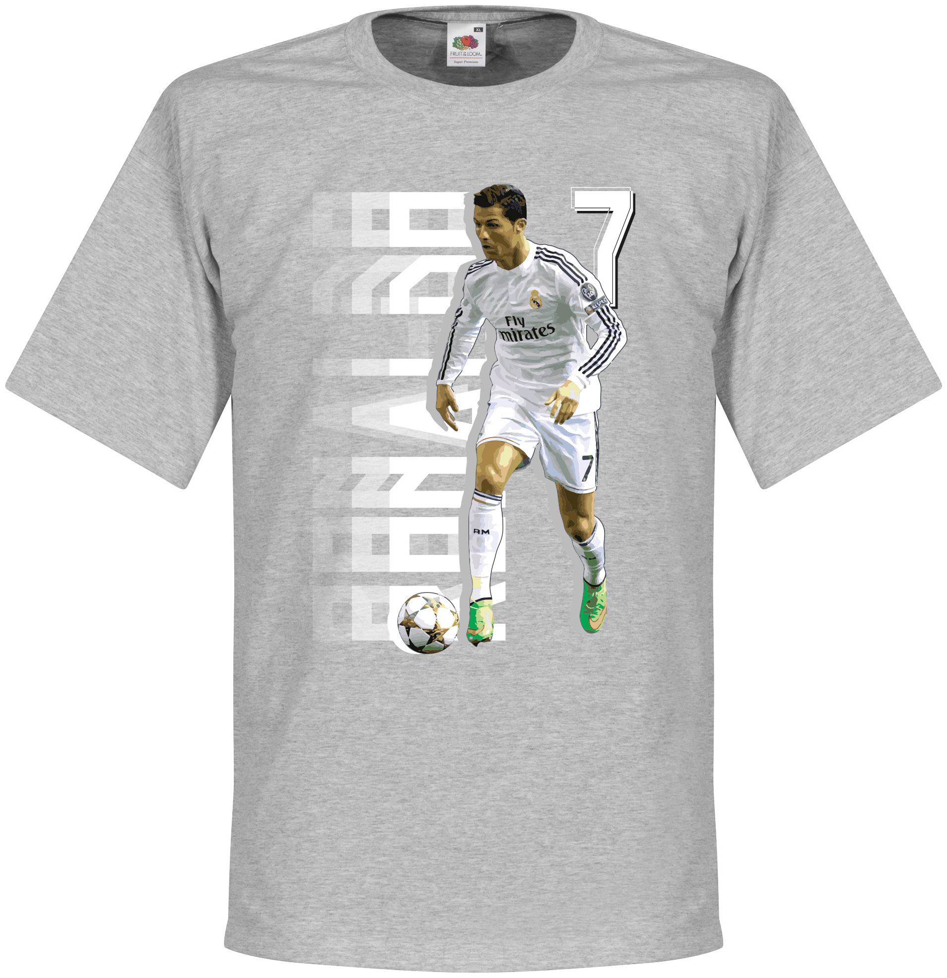 Real Madrid Tshirt Ronaldo Gallery Cristiano Ronaldo Grå