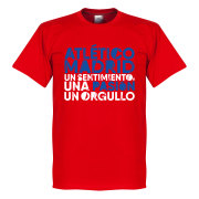 Atletico Madrid T-shirt Atletico Motto Röd