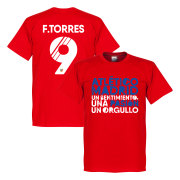 Atletico Madrid T-shirt Atletico Motto Torres Fernando Torres Röd