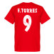 Atletico Madrid T-shirt Atletico Team Torres Fernando Torres Röd