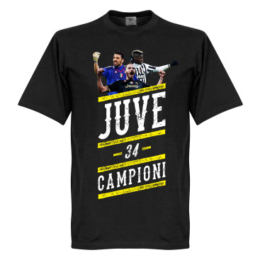 Juventus T-shirt Player Campioni 34 Svart