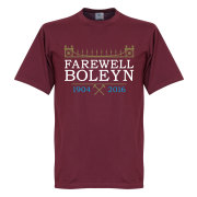 West Ham T-shirt Farewell Boleyn Stadium Vinröd