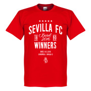 Sevilla T-shirt 2015 2016 Europa League Winners Röd