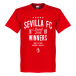 Sevilla T-shirt 2015 2016 Europa League Winners Röd