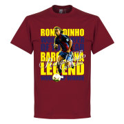 Barcelona T-shirt Legend Ronaldinho Legend Rödbrun