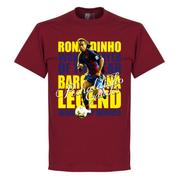 Barcelona T-shirt Legend Ronaldinho Legend Rödbrun