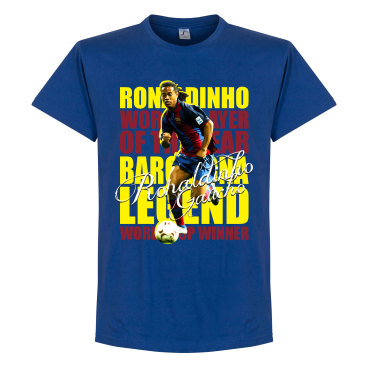 Barcelona T-shirt Legend Ronaldinho Legend Blå