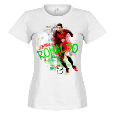 Portugal T-shirt Ronaldo Motion Dam Cristiano Ronaldo Vit