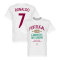 Portugal T-shirt European Champions 2016 Ronaldo Barn Cristiano Ronaldo Vit