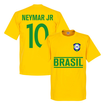 Brasilien T-shirt Jr Team Neymar Gul