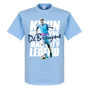 Manchester City T-shirt Kevin De Bruyne Legend Ljusblå