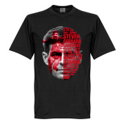 Liverpool T-shirt Gerrard Tribute Steven Gerrard Svart