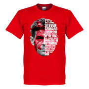 Liverpool T-shirt Gerrard Tribute Steven Gerrard Röd