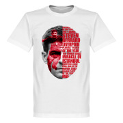 Liverpool T-shirt Gerrard Tribute Steven Gerrard Vit