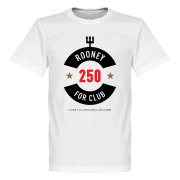 Manchester United T-shirt Rooney 250 Club Goals Wayne Rooney Vit